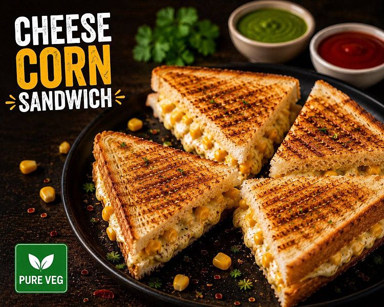 Cheese Corn Sandwich