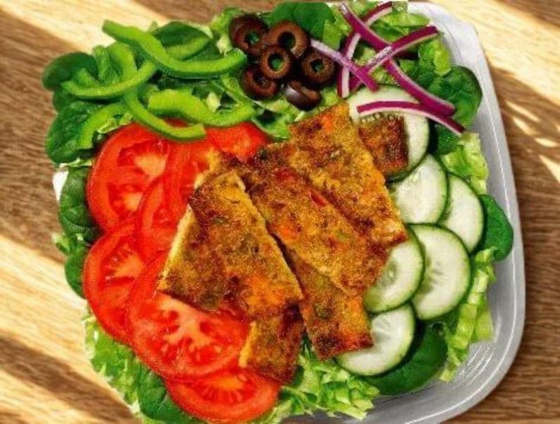 Aloo Patty Salad