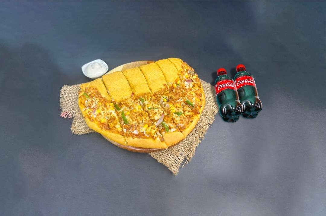 Veg Supreme Margherita Calizza (2 Free Cokes)