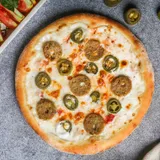 8" Creamy Kabab & Jalapeno Pizza