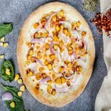 8" Creamy Corn & Onion Pizza