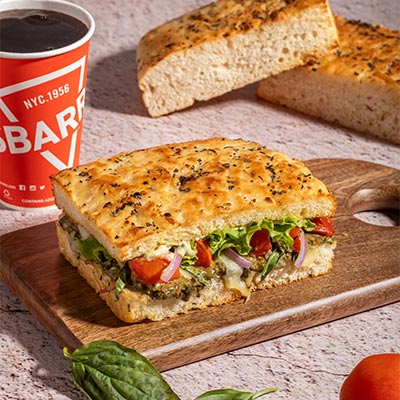Pesto Bruschetta Sandwich