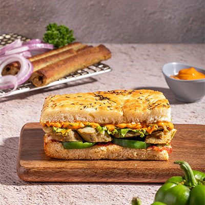 Chicken Kabab Sandwich