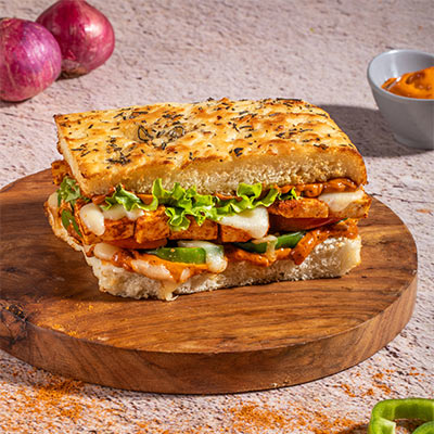 Paneer Tikka Sandwich