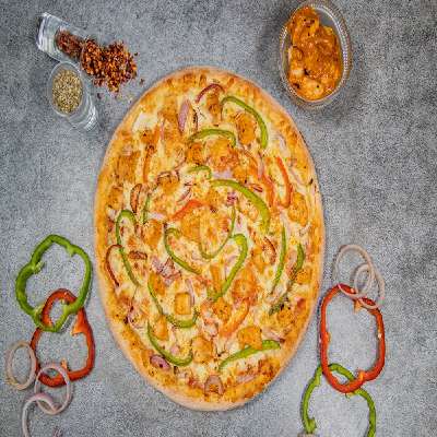 Kadhai Chicken (Flavour Bonanza Pizza)