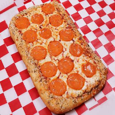 Chicken Pepperoni Pizza - Sicilian Thick Crust