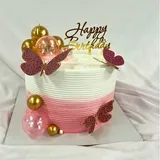 Butterfly Blush Cake