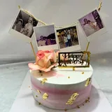 Memory frames cake