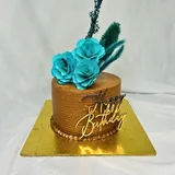 Golden Sapphire cake