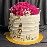 Magenta Floral Cake