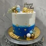 Ombre Sphere Cake