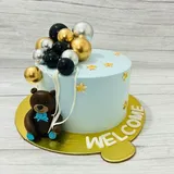 Teddy & Balloon Bliss Cake