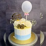 Bloom & Balloons Cake