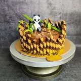 Panda Forest cake
