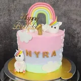 Pastel Unicorn Cake