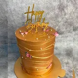 Golden aura cake
