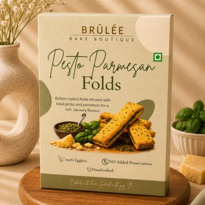 Pesto Parmesan Folds