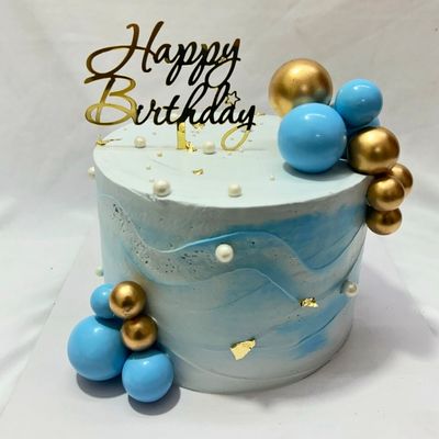 Sky blossom cake