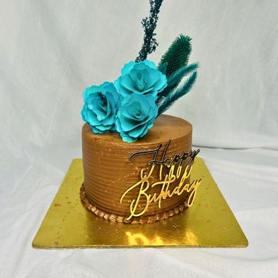 Golden Sapphire cake