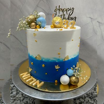 Ombre Sphere Cake