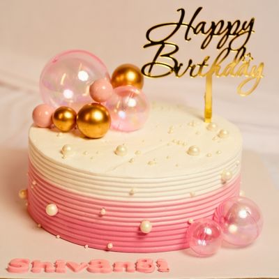 Pink White Cake