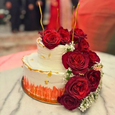 Blush Roses cake