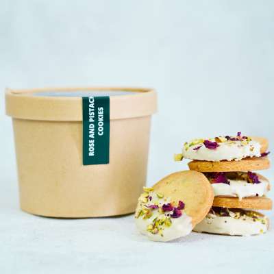 Rose Pistachio Cookies (Box Of 5)