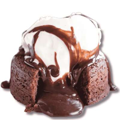 Choco Lava With Ice Cream