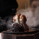 Sizzling Walnut Brownie With Vanilla Ice Cream
