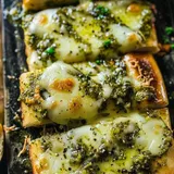 Pesto Garlic Bread