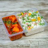 Chilli Paneer + Veg Fried Rice