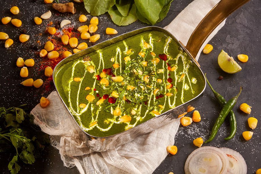Corn Palak