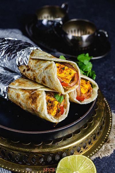 Paneer Tikka Roll