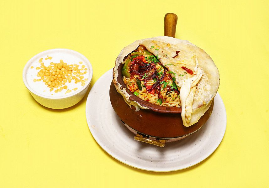 Tandoori Handi Veg Dum Biryani