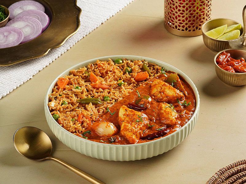 Paneer Butter Masala Rice Bowl