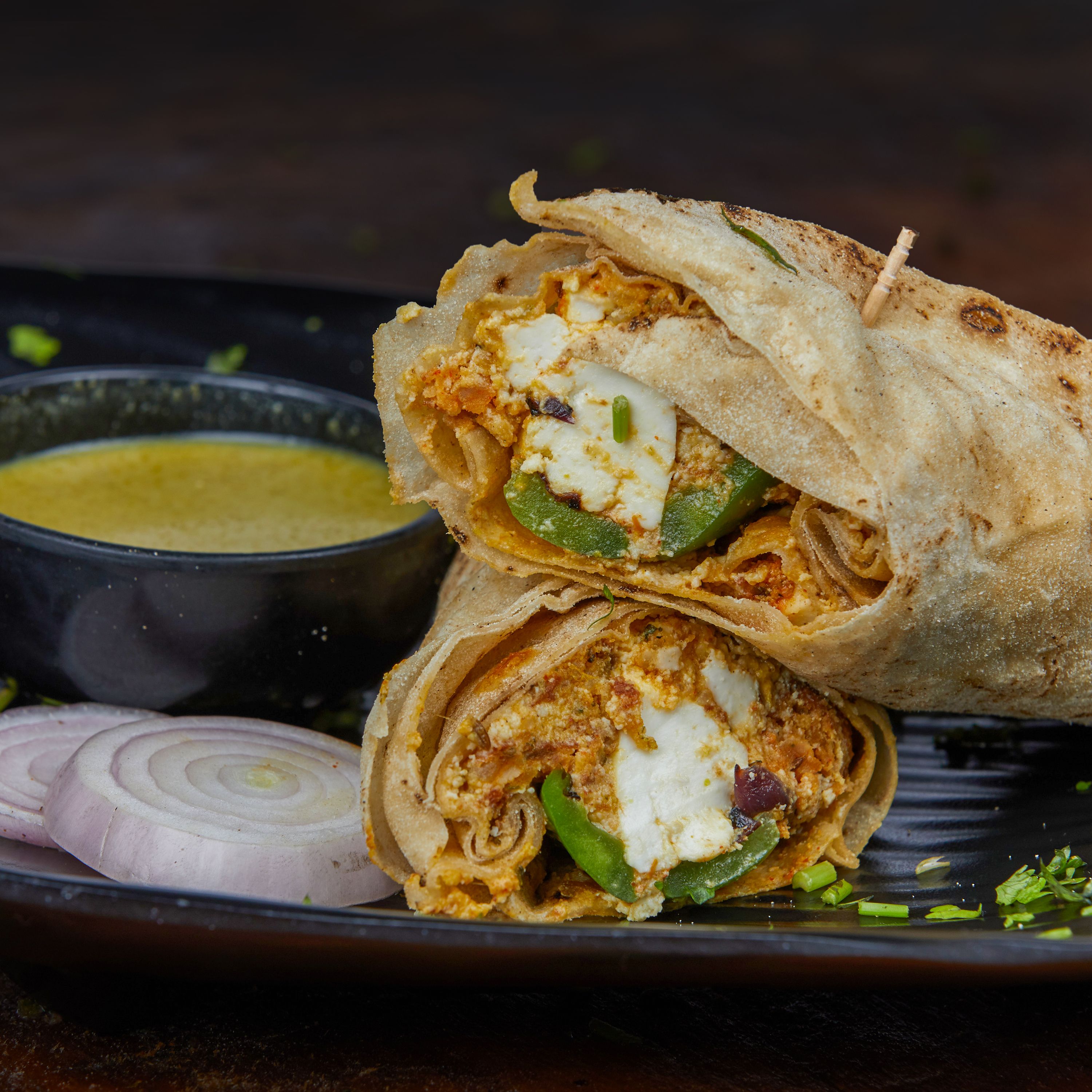 Kake Signature Paneer Tikka Roll (5 Pcs)