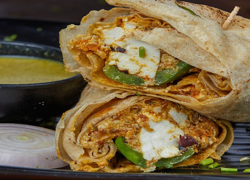 Paneer Tikka Roll