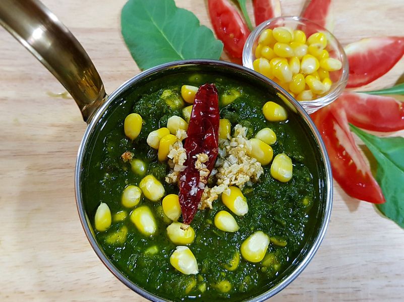 Corn Palak