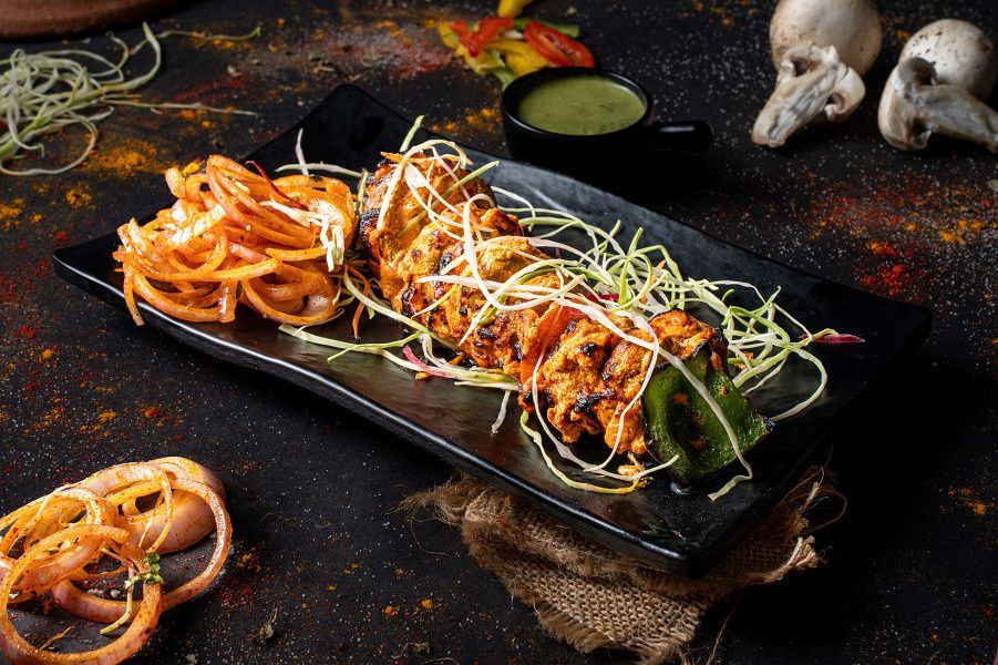 Mushroom Tikka Roll (5 Pcs)