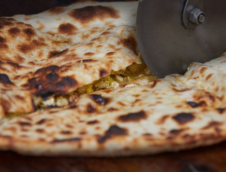 Matar Aloo Naan