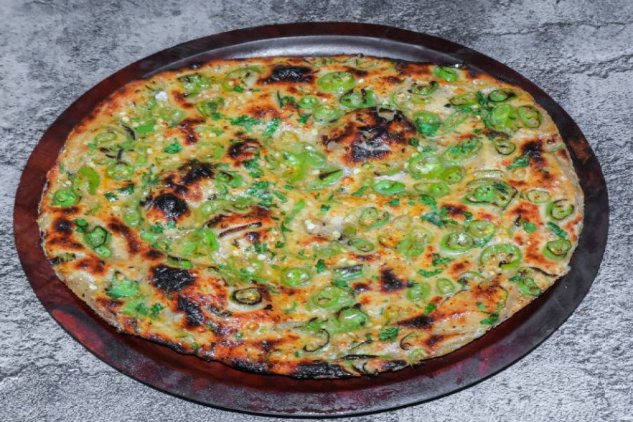Hari Mirch Parantha