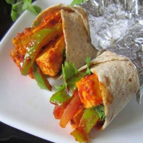 Chilli Paneer Roll