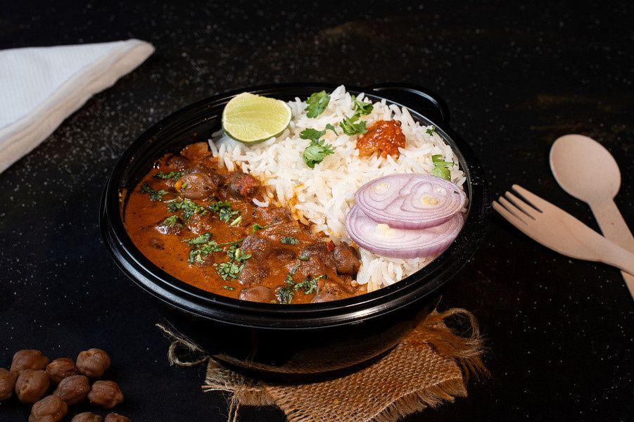 Amritsari Chole Rice Bowl