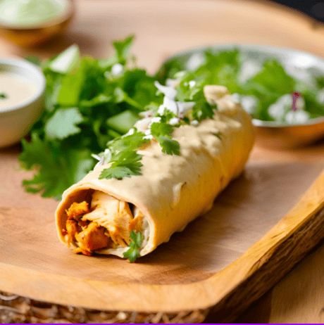 Soya Chaap Tikka Roll