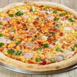 Onion, Capsicum & Golden Corn Pizza