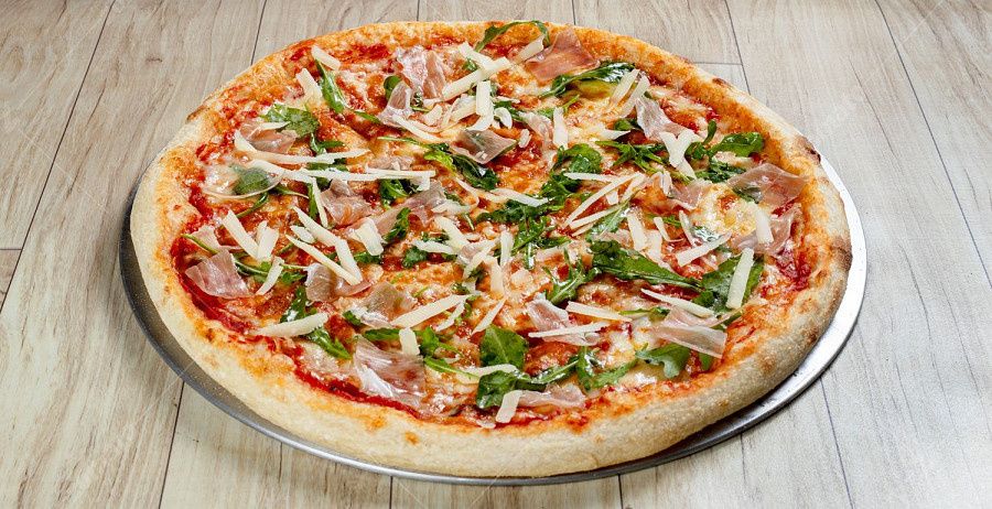 Ham & Rocket Pizza
