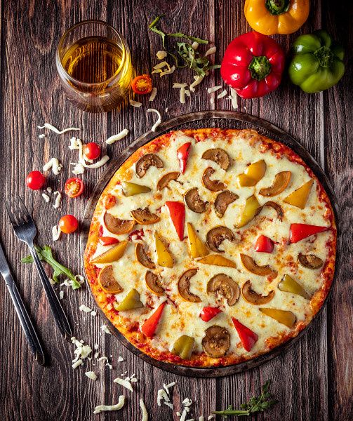 Roasted Veggies Pizza