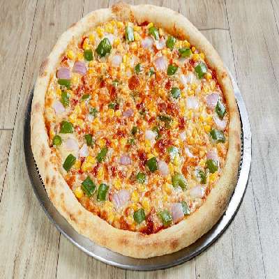 Onion, Capsicum & Golden Corn Pizza 18''