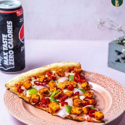 Paneer Tikka Pizza Slice