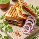 Cheese Aloo Tikka Sandwich